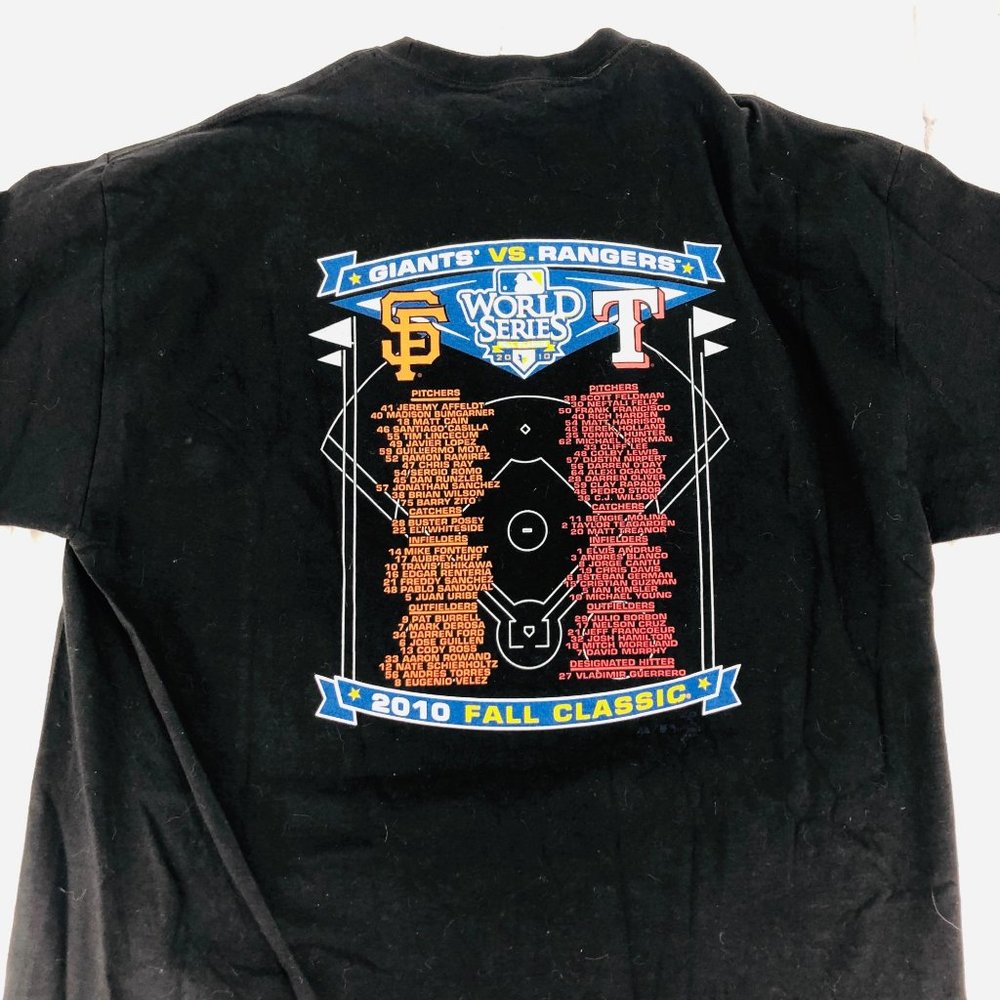 WORLD SERIES San Fransisco Giants Texas Ranger Tee - Picture 5 of 15